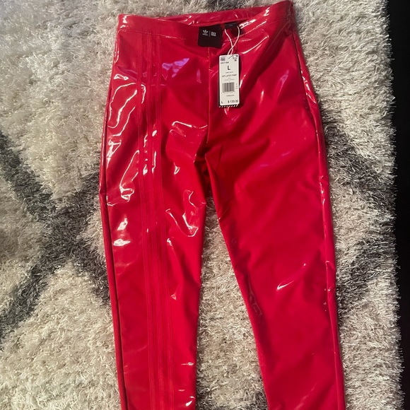 IVY PARK / IVY HEART faux latex straight leg pants - Picture 7 of 7